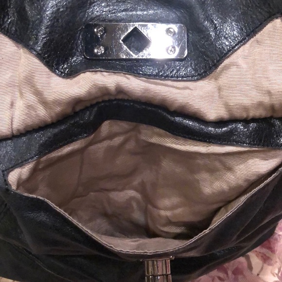 BCBGMaxAzria Black Leather Hobo Bag - Picture 10 of 16